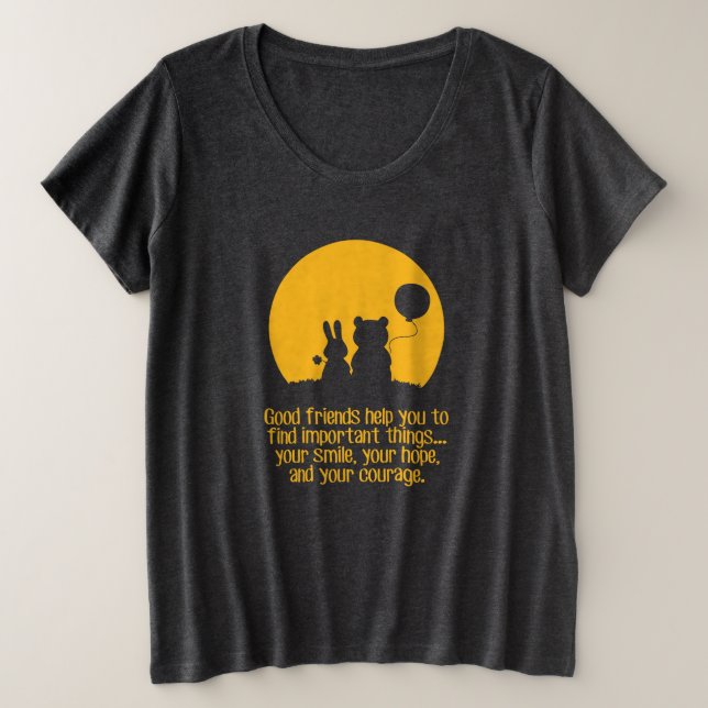 Camiseta Sorriso, esperança, coragem (Frente do Design)