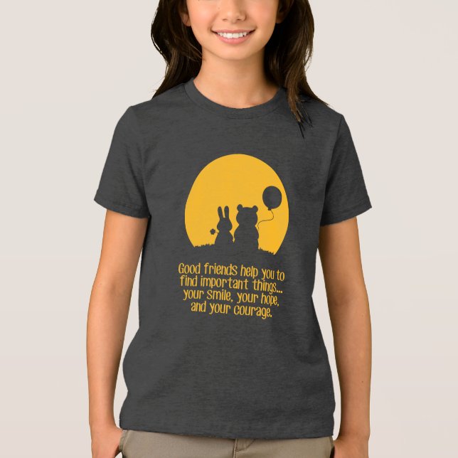 Camiseta Sorriso, esperança, coragem (Frente)