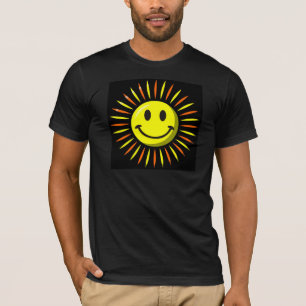 Camiseta Sorriso feliz brilhante - cara