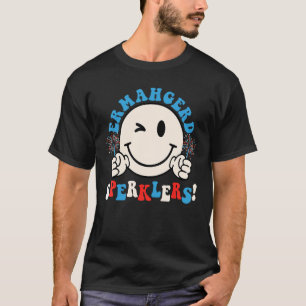 Camiseta Sorriso Hippie Ermahgerd Sparklers 4 De Julho