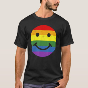 Camiseta Sorriso LGBTQ para Igualdade de orgulho gay