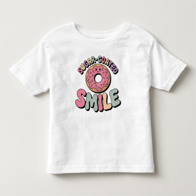 Camiseta Sorriso Revestido Com Açúcar | Rosquinha (Frente)
