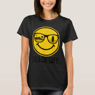 Camiseta Sorriso rosto praia vida surfe havaí oceano férias