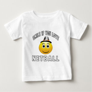 Camiseta Sorriso se você ama o Netball.
