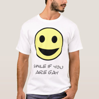 Camiseta sorriso se você é alegre