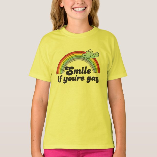 Camiseta SORRISO SE VOCÊ é ALEGRE (Frente)