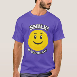 CAMISETA SORRISO SE VOCÊ É GAY
