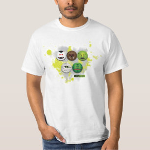 Camiseta Sorrisos assustadores - gota clássica dos monstro