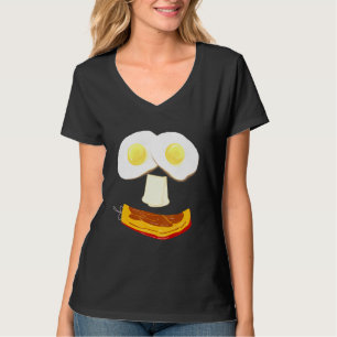 Camiseta Sorrisos De Bacon E Ovos No Café Da Manhã Para Die