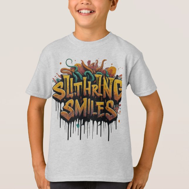 Camiseta Sorrisos de deslizamento (Frente)