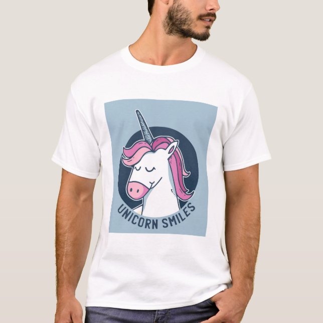Camiseta Sorrisos de Unicórnio (Frente)
