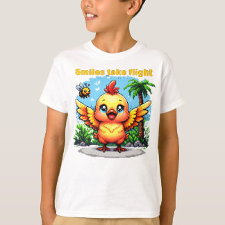 Camiseta Sorrisos Levem Voo Com