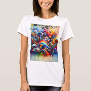 Camiseta Sorrisos tornam tudo mais brilhante
