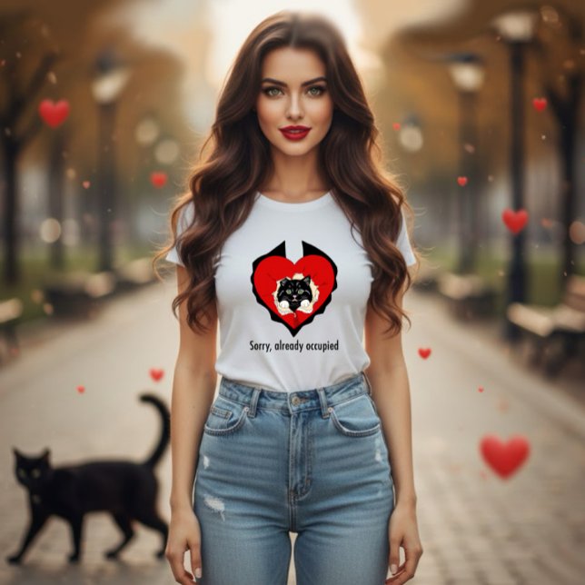 Camiseta Sorry, already occupied (Criador carregado)