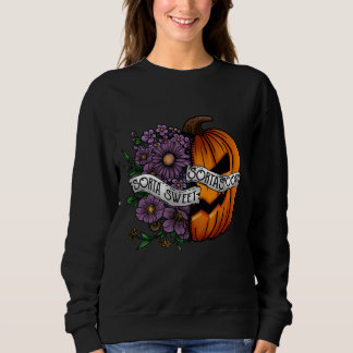 Camiseta Sorta Doce Sorta Flor Spooky Abóbora