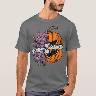 Camiseta Sorta Doce Sorta Spooky Engraçada Hallowen Pumpkin