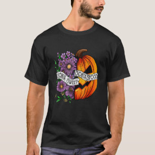Camiseta Sorta Doce Sorta Spooky Halloween Abóbora