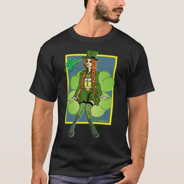 Camiseta Sorte B. Senhora: Sorte B. Com você (Frente)