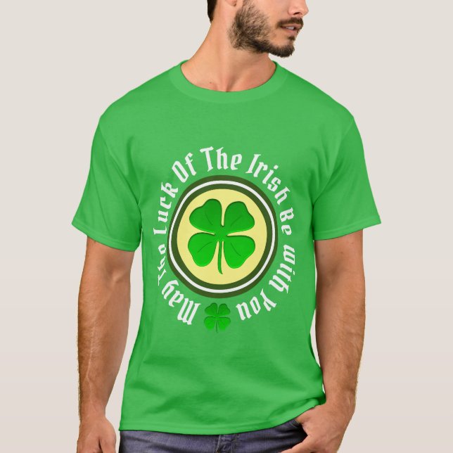Camiseta Sorte Da Camisa-T Irlandesa (Frente)