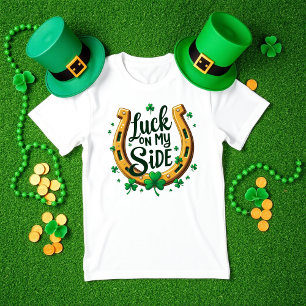 Camiseta Sorte da minha Rua irlandesa de ferradura.