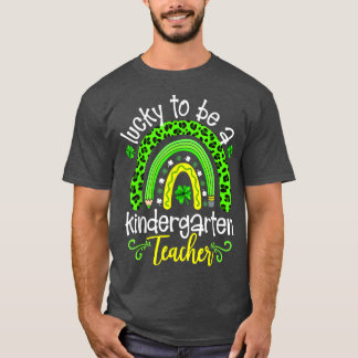 Camiseta Sorte De Ser Professora Do Jardim De Infância Rain