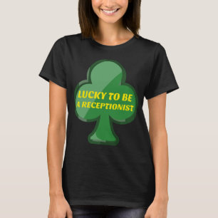 Camiseta Sorte de ser uma Rua recepcionista.