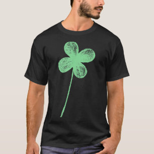 Camiseta Sorte do Dia de São Patrício Irlandês de Quatro Fo
