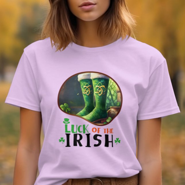 Camiseta Sorte dos Irlandeses - Carnaval de Cloverleaf (Criador carregado)