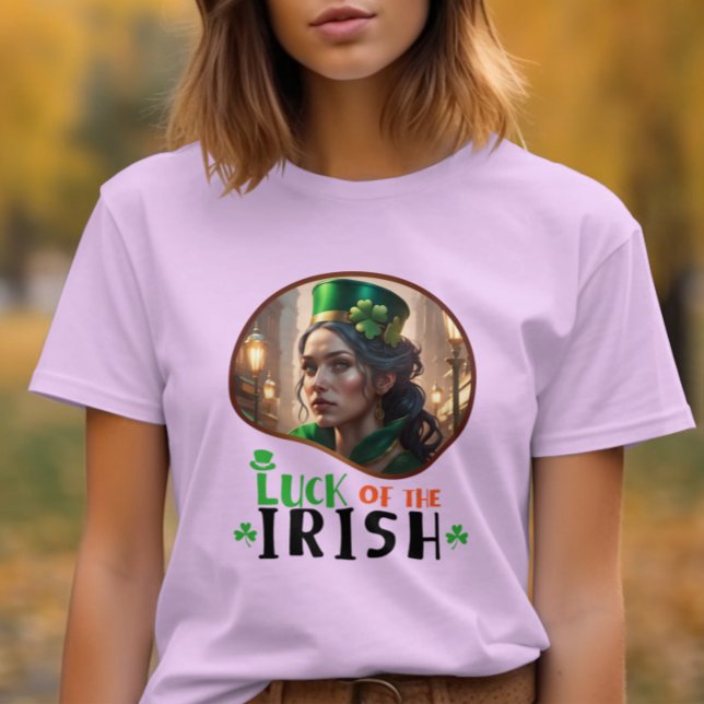 Camiseta Sorte dos Irlandeses - Caso de Traje Verde (Criador carregado)