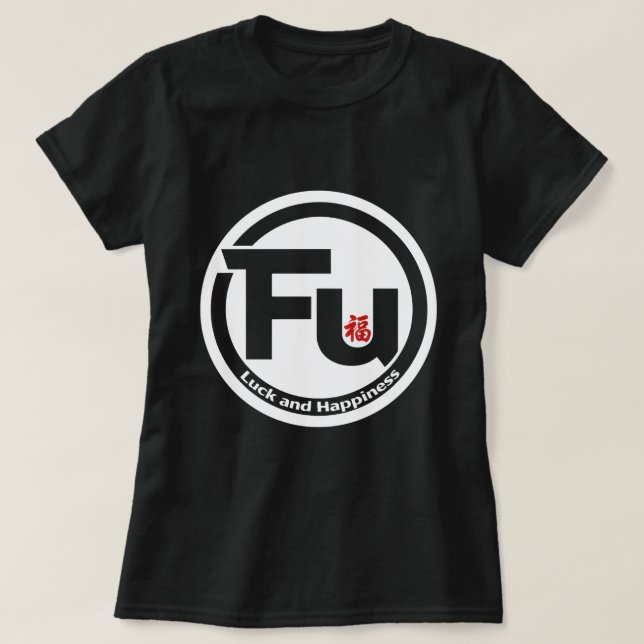Camiseta Sorte e Felicidade Frente e Verso (Frente do Design)