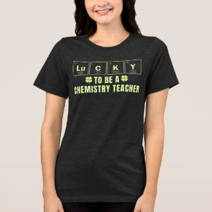 Camiseta Sorte em ser Rua de professor de Química. Dia de P