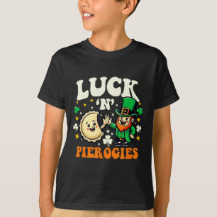 Camiseta Sorte N Pierogies Engraçado Polonês Irlandês Dia D