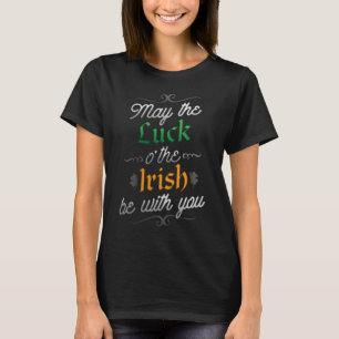 Camiseta Sorte O do dia de St Patrick o feriado irlandês d