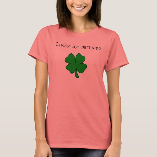 Camiseta Sorte por casamento (Frente)