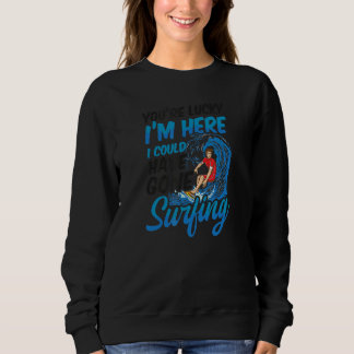 Camiseta Sorte que estou aqui surfista