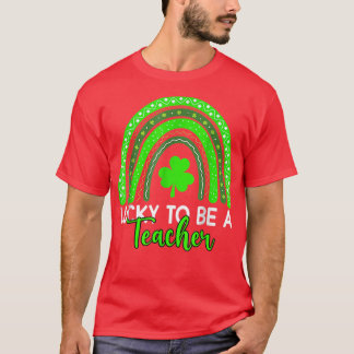 Camiseta Sorte Ser Professora Arco-Íris Professora St Patri