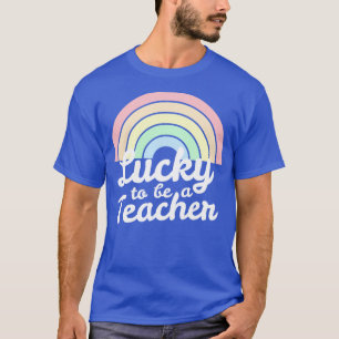 Camiseta Sorte Ser Professora Rainbow Irish St Patricks Da