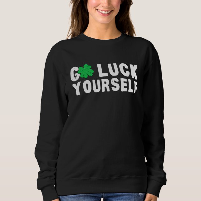 Camiseta Sorte seu Dia de São Patrício (Frente)