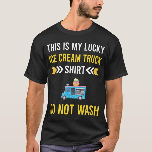 Camiseta Sortuda Caminhão de Sorvete (Frente)
