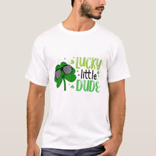 Camiseta Sortuda Cara Shamrock Rua de óculos ensolarados P