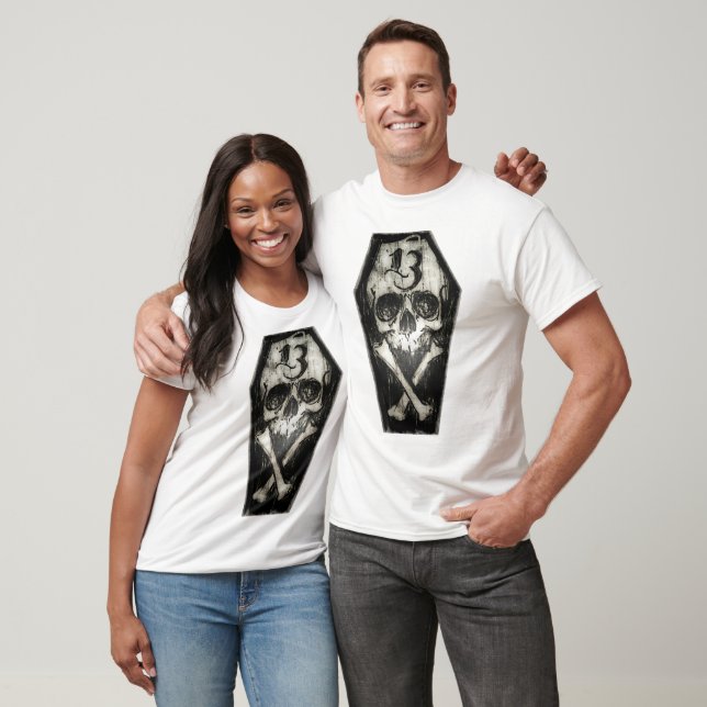 Camiseta Sortudo 13 Skull Gents Jersey (Unissex)