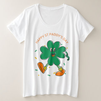 Camiseta 🌈 Sortudo Charm Plus Tee Tamanho