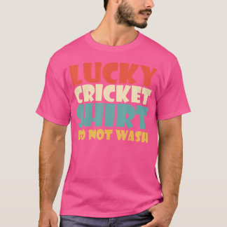 Camiseta Sortudo Cricho Não Lave Cricket Engraçado