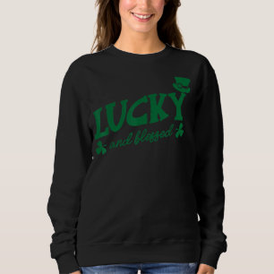 Camiseta Sortudo E Bendito Hol De Dia de São Patrício Engra
