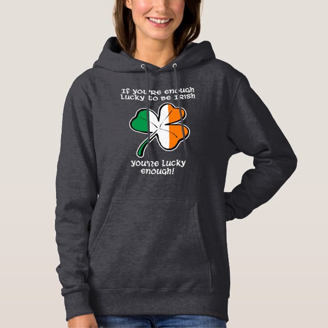 Camiseta Sortudo o suficiente para ser irlandês (Frente)