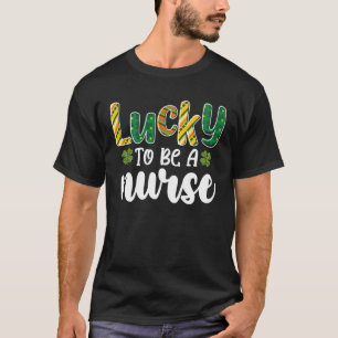 Camiseta Sortudo por Ser Enfermeiro Dia de São Patrício