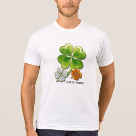 Camiseta Sortudos Charms Tricolor Shamrocks Rua. Dia de Pat