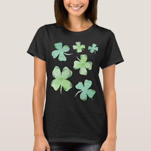 Camiseta Sortudos irlandeses Shamrocks para Ruas. Dia de Pa