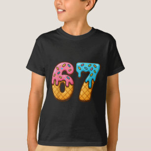Camiseta Sorvete 67 Meme Engraçado Six Seven Geração Alpha