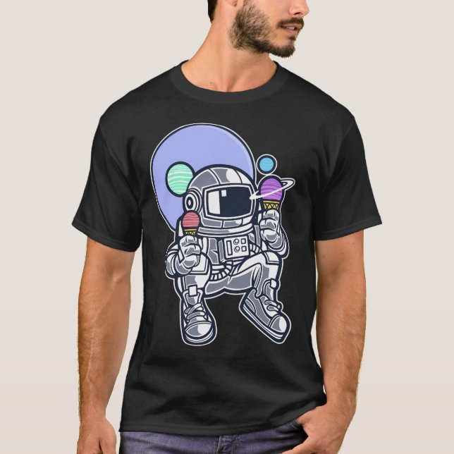 Camiseta Sorvete astronauta (Frente)